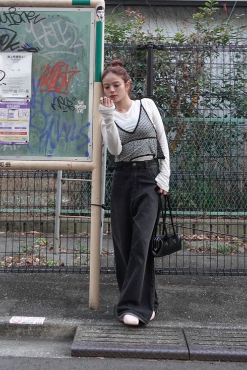 ドットチュールビスチェ